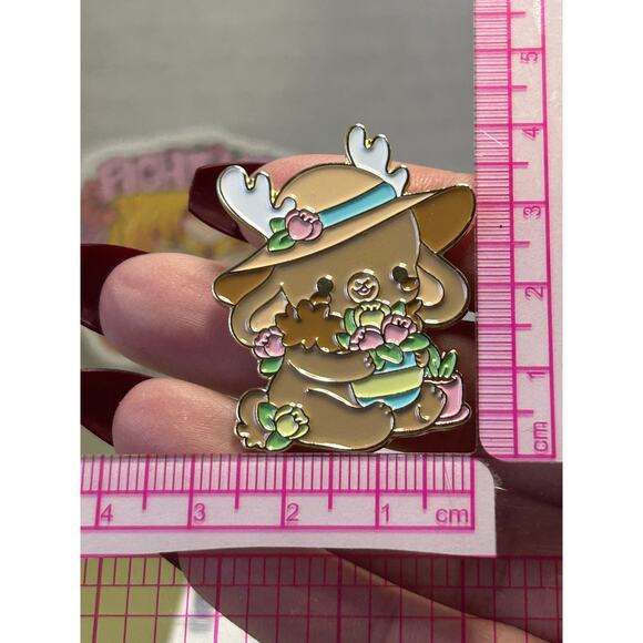 Bright Bat Enamel Pin Cottage Cryptids Jackalope - Picture 2 of 11